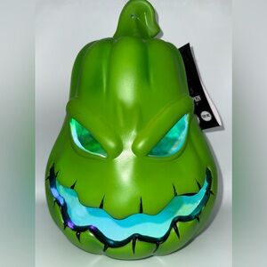 Disney Nightmare Before Christmas Oogie Boogie Light Up Pumpkin Head NEW